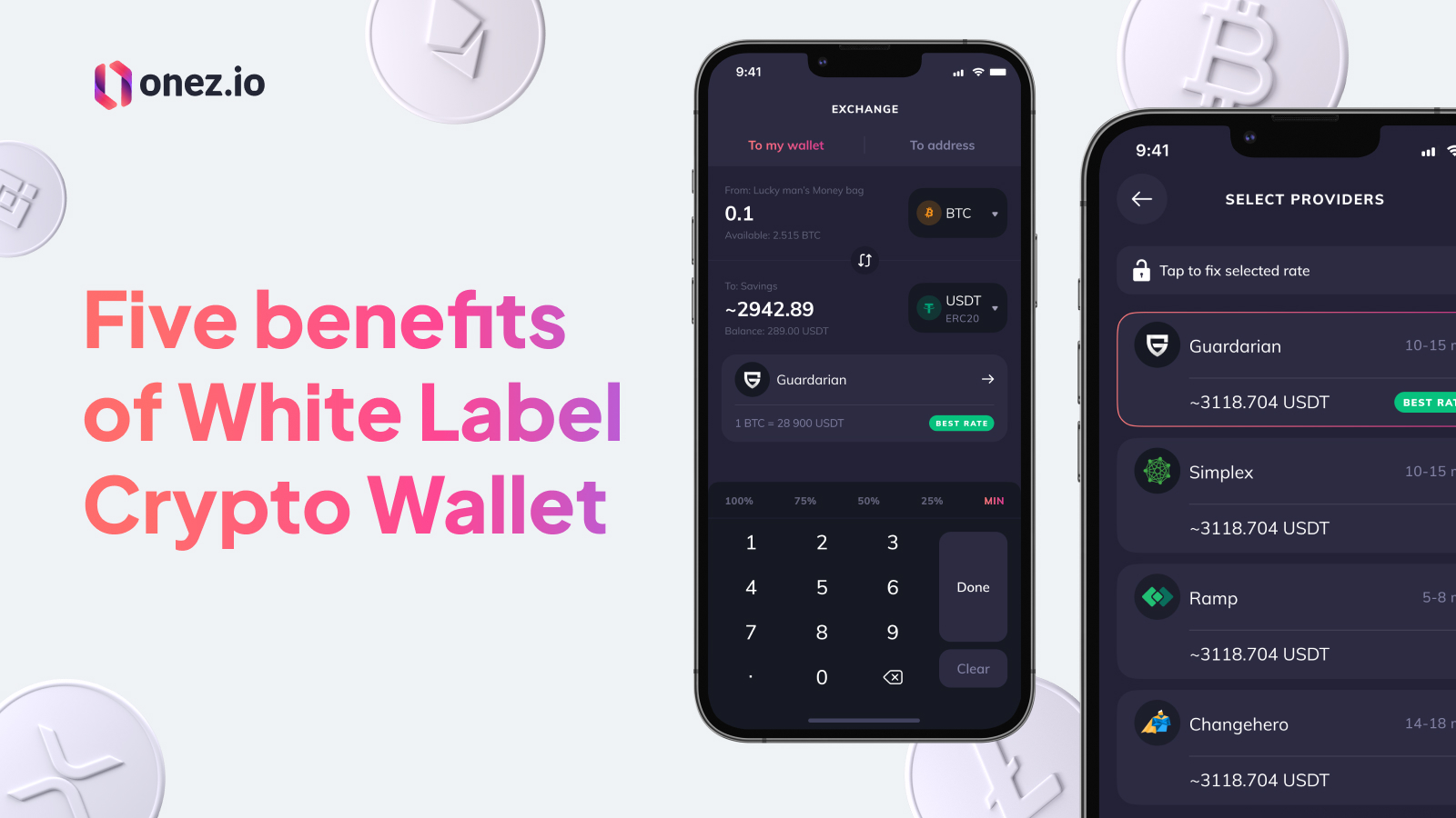 Five benefits of Onez White Label Crypto Wallet