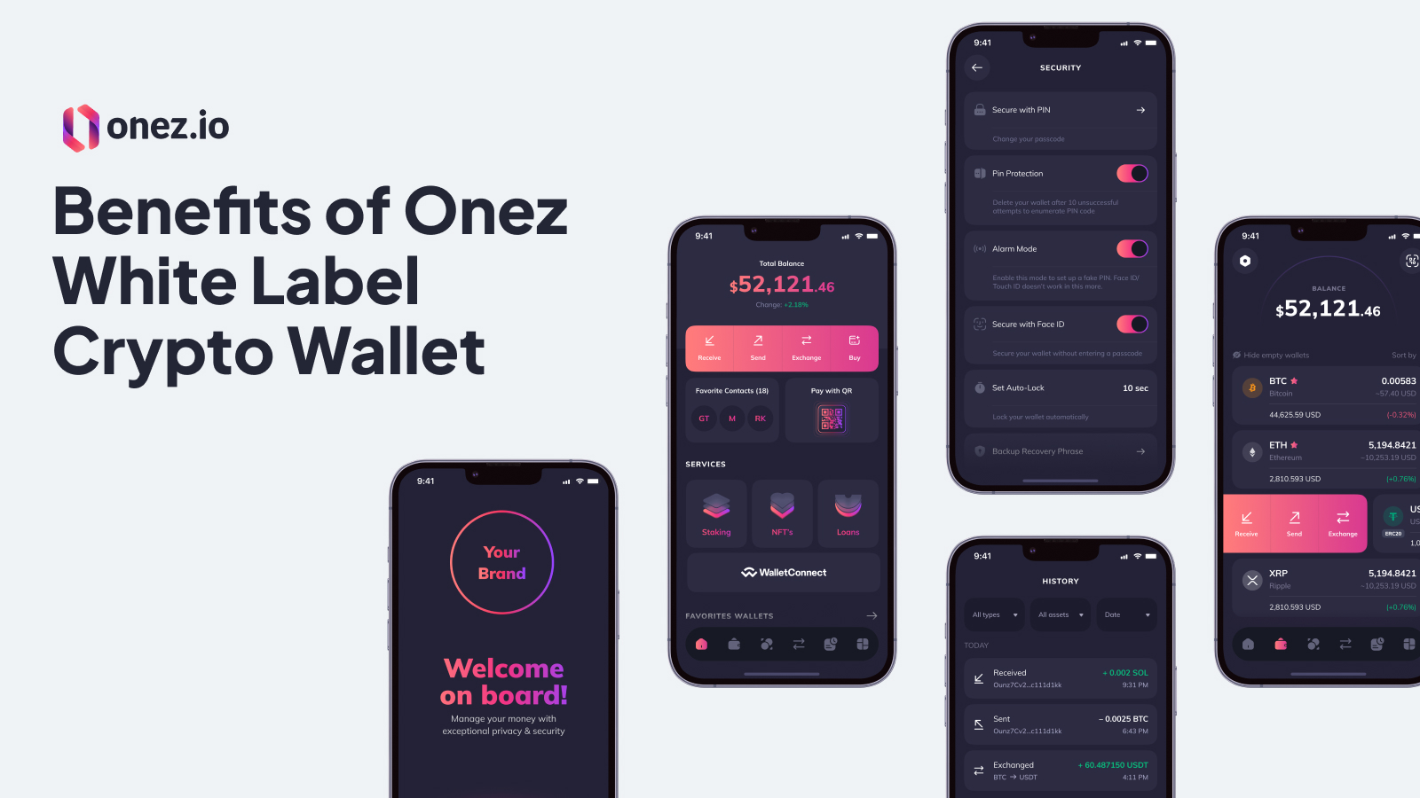 Five benefits of Onez White Label Crypto Wallet