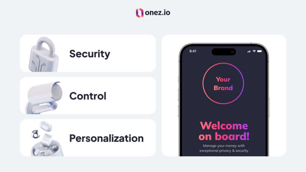 Key features of Onez White Label Crypto Wallet