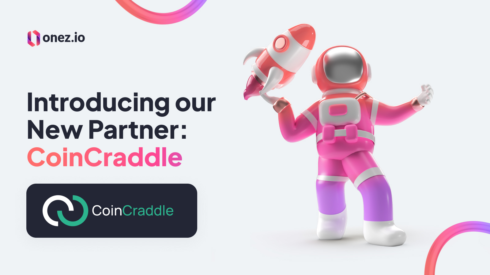 Onez.io Collaborates with CoinCraddle. Elevating Our B2B Crypto Offerings
